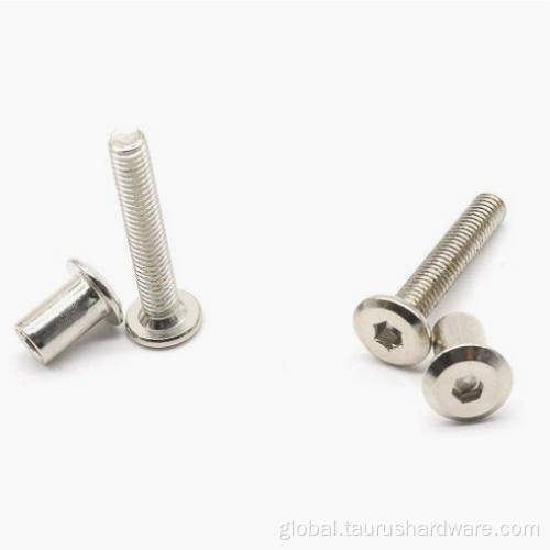 black stainless steel nuts and bolts Rivets Hexagon socket screws Cylindrical nuts Factory